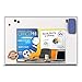 Officeline Ultra-Slim, Lightweight Magnetic Dry Erase Board & Accessories (Includes Magnetic Whiteboard Pen & Pen Tray, 3 x Magnets & Eraser) (36 x 48 Inch)