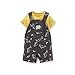 Carter's Baby Boys' 2 Piece Print Shortall Set (Baby) - Gray