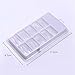 NICOLE DIARY 100Pcs Clear Nail Form Full Cover Quick Building Gel Mold Tips Finger Extension Nail System Poly UV Builder Gel DIY Manicure Tool