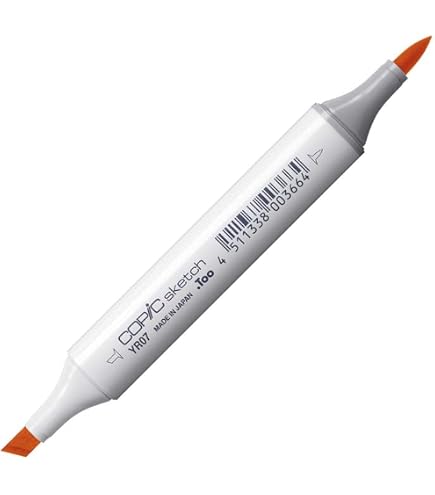 COPIC Marcador Sketch Ponta Dupla Redonda e Chanfrada, Cor E00