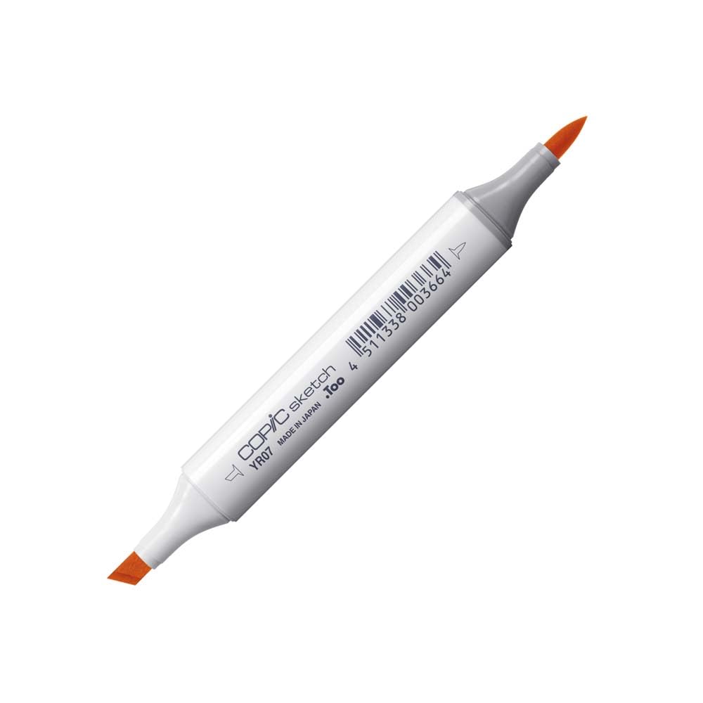 Copic Sketch Coloured Marker Pen - (YR-07) Cadmium Orange, For Art & Crafts, Colouring, Graphics, Highlighter, Design, Anime, Professional & Beginners, Art Supplies & Colouring Books — image 1