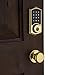 Kwikset 99150-001 SmartCode 915 Touchscreen Electronic UL Deadbolt with Smart Key, Polished Brass