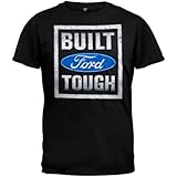 Ford - Mens Built Tough Stamp T-shirt 2x-large Black