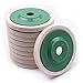 ATOPLEE Wool Polishing Wheel Disc,10pcs 98mm Dia Buffing Wheel for 4 Inch Angle Grinder,Wool Felt Polishing Wheel for Metal,Marble,Wood(Hole Diameter:16mm)