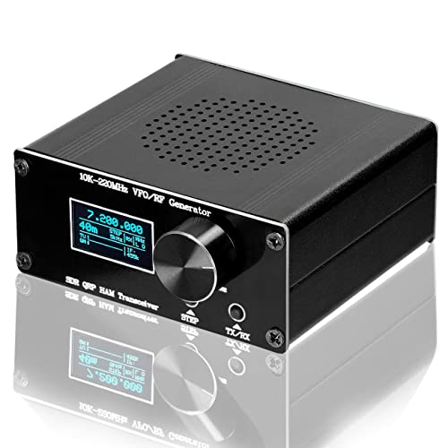 SDR QRP HF Transceiver Kit – 10kHz-220MHz VFO Generator For Ham Radio, Superheterodyne Receiver, With Bar Graph