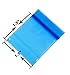 (1000 Blue) Apple -- 2.5 Mil -- Mini Ziplock Baggies , #1515 Recloseable Bags 1.5