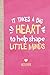 It takes a big heart to help shape little minds: Teacher Notebook - Great for Nursery Teacher Leaving Gifts, Pre-school, Thank You Gifts, Teachers Retirement or End of Year Gifts by 