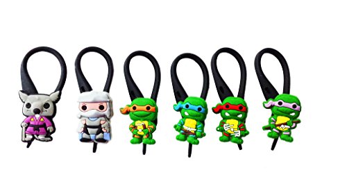 AVIRGO 6 pcs Soft Zipper Pull Charms for Backpack Bag Pendant Jacket Set # 79-3