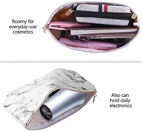 Marble Makeup Bag,Portable Cosmetic Bag Travel Tolietry Bag Large Makeup Pouch Waterproof Organizer Bag for Women Girls 3 Marble Makeup Bag,Portable Cosmetic Bag Travel Tolietry Bag Large Makeup Pouch Waterproof Organizer Bag for Women Girls
