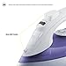 ZZ ES23621 Light Weight Steam Iron with Nonstick Soleplate, White/Purple