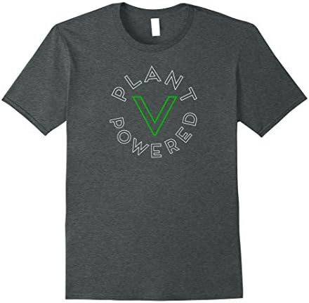 Mens Plant Powered T-Shirt Small Dark Heather