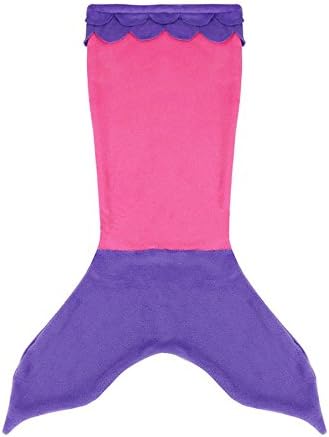 Mermaid Tail Blanket Super Soft and Warm Thick Flannel Sleeping Bag for Kids Comfortable All Seasons Living Room Quilt