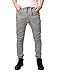 JD Apparel Mens Slim Fit Drawstring Harem Joggers Fashion Pants S Light Grey