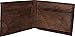 Kenneth Cole Reaction Men's Genuine Leather Passcase Wallet With Gift Box (Brown)