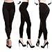 Stylish and Fit Body Fleece Lined Leggings Women High Waist Seamless Warm Winter Black Leggings