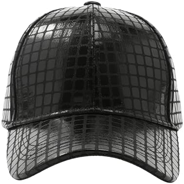 Women\'s Black Imported Dynamic Holographic Breathable Trucker Hat The Lumination Holographic Cap – Lumination US main image 3