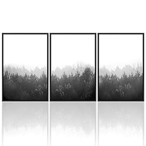 signwin 3 Piece Framed Canvas Wall Art Forest...