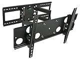 Mount-It! Articulating TV Wall Mount for 32" - 65" LCD/LED/Plasma Flat Screen TVs, Full Motion, 165 Lbs Capacity, Black (MI-2291)