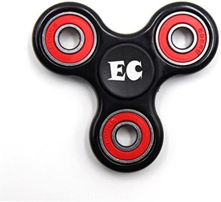 EC Gears Anti-Anxiety Spinner Helps Focusing Fidget Toys Premium Quality EDC Focus Toy for Kids &amp; Adults - Best Stress Reducer Relieves ADHD Anxiety and Premium Ceramic Bearing (Red)