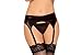 Seven 'til Midnight Women's Wet Look Garter Belt