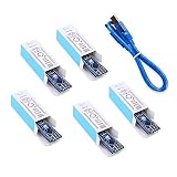 Keywishbot Nano V3.0 Board for Arduino, Mini V3.0 USB Nano ATmega328P 5V 16M Micro Controller Board Welded Module (5PCS + 1Cable) ...