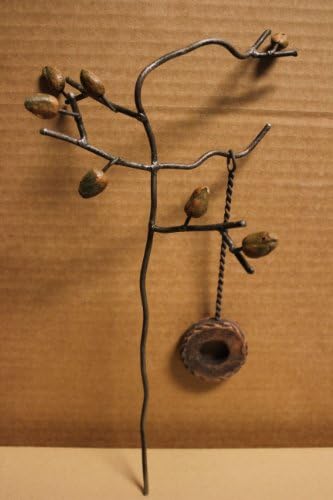 Ancient Graffiti Miniature Fairy Garden Tire Swing Tree #AG-5214