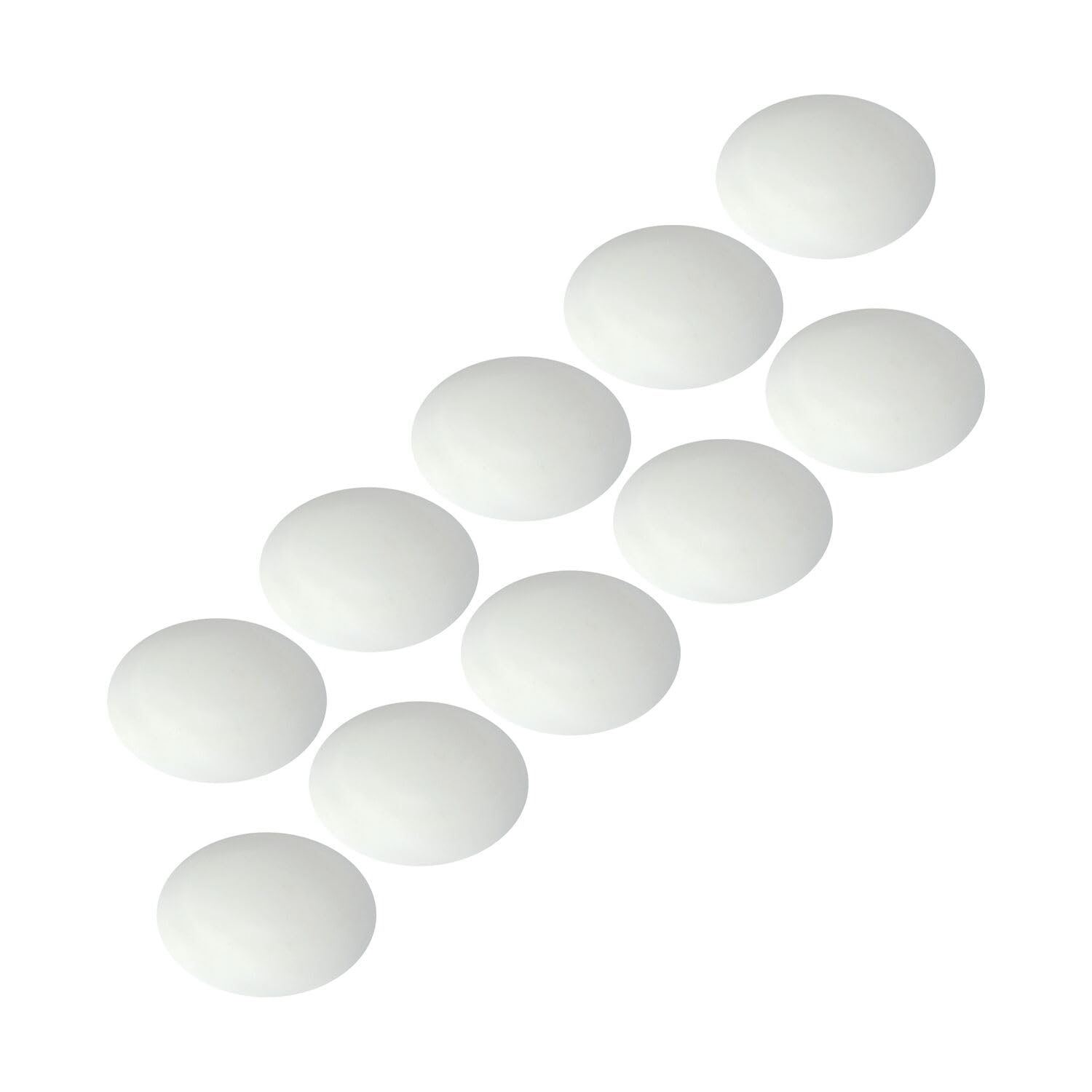 Secotec 5246/10 Door Stop Bumms 60 mm/Self Adhesive White Plastic (Pack of 10)