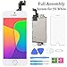for iPhone 6 Plus Screen Replacement White 5.5 Inch LCD Display A1522 A1524 A1593 Pre-Assembly Touch Digitizer with Front Camera, Proximity Sensor, Earpiece and Screen Protector