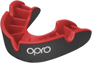 Protège-dents Opro Bronze Level - Pour Adultes Et Juniors - Sports De Contact (hockey, Rugby, Boxe, MMA...) - Ajustable, Garantie Dentaire Incluse