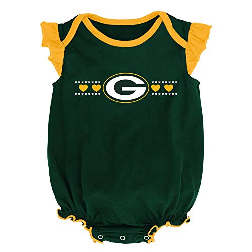 Outerstuff NFL NFL Green Bay Packers Newborn & Infant Homecoming Bodysuit Combo Pack Hunter Green, 24 Months - Thumbnail 3