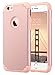 ULAK iPhone 6S Case, iPhone 6 Case, Slim Fit Dual Layer Soft Silicone & Hard Back Cover Bumper Protective Shock-Absorption & Anti-Scratch Case for Apple iPhone 6 / 6S 4.7 inch- Rose Gold primary