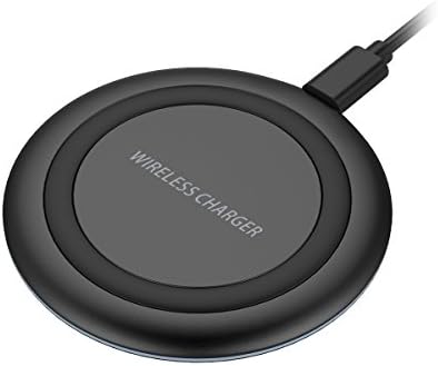 Yootech Wireless Charger, Ultra Slim Wireless Charging Pad for iPhone X, iPhone 8/8 Plus,Samsung Galaxy S8/S8 Plus,S7/S7 Edge,Note 8(with all Qi enabled phones) (No AC Adapter)(Sleep-friendly)