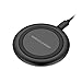 Yootech Wireless Charger, Ultra Slim Wireless Charging Pad for iPhone X, iPhone 8/8 Plus,Samsung Galaxy S8/S8 Plus,S7/S7 Edge,Note 8(with all Qi enabled phones) (No AC Adapter)(Sleep-friendly)