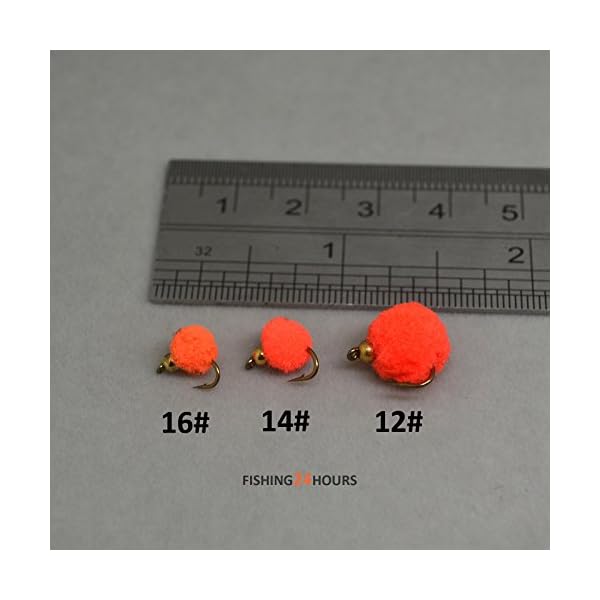 12pcs-1-Dozen-Fly-Fishing-Bead-Head-Glo-Egg-Mixed-White-Yellow-Orange-NEW