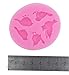 Longzang 5 Mini Flying Birds 3D DIY Silicone Tray Cake Decorating Chocolate Candy Making Clay Sculpture Shaping Mold Tools
