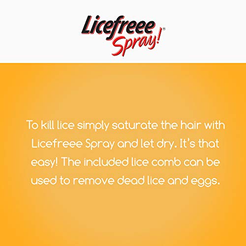 Licefreee Spray! Tec Labs Head Lice Spray Includes Professional Metal