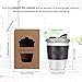 UUQ 12oz Reusable Coffee Mug, Shatterproof Insulated Lightweight Coffee Cup, Dishwasher and Microwave Safe, Leak Proof Silicone Lid& Non-Slip Silicone Eco coffee cups (Light Grey)