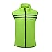 bpbtti Men's Hi-Viz Safety Running Cycling Vest - Windproof and Reflective (Small - Chest 39-41