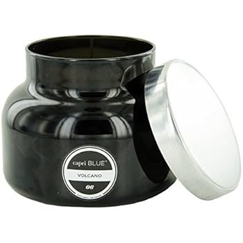 Capri HS-4826 Volcano Black Signature Jar, Black, Citrus, 19 Ounce