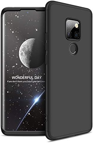 MYLBOO Case For Huawei Mate 20, [3 in 1]360 Degrees Full Body Protection,[Anti-Scratch] [Shockproof] Matte Ultra Slim PC Hard Case for Huawei Mate 20 (No screen protector) (Black)