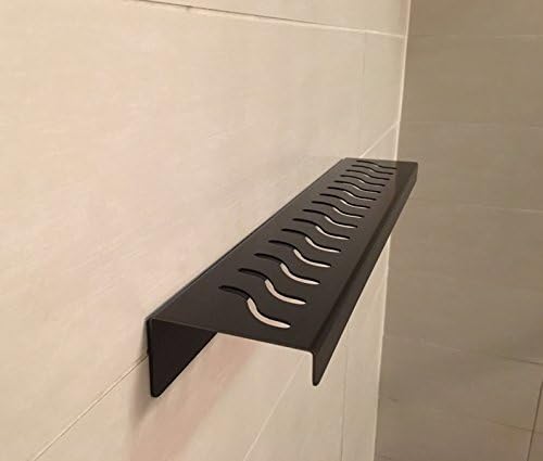 Royal Stainless Steel Shelf Rectangular by Serene Steam (Ocean Wave) Wall Mount Shower shelf for Bathroom hardware included (12, Oil Rubbed Bronze)