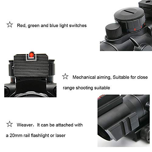 Rifle Scope for 4X Hunting Tactical Optics Shoot Gun Sights and Low Light Situation Night Vision