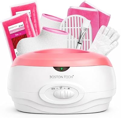 ® Bagno di paraffina per mani e piedi Dispositivo alla paraffina per il sollievo da dolori muscolari Capacità 3 litri. Include 900 g di cera e accessori per uso personale e professionale