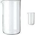 Bodum Spare Carafe for French Press, 34 oz, Transparent & Spare Carafe for French Press, 12 Ounce
