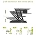 Standing Desk, Stand up Adjustable Desk Riser Converter for Desktop Laptop Dual Monitor