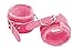 Vipo Durable and comfort 3-Pics Sex Fetish Bondage Restraints with Collar, Floggers, Handcuffs – Cosplay Accessories (Pink)thumb 4