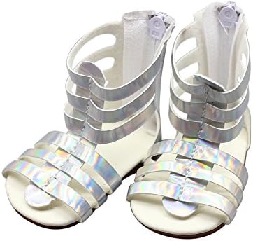 Jieson Doll Clothes Sandals Slipper Shoes for 18Inch American Doll Gift to Baby