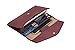 Travelambo Rfid Blocking Passport Holder Wallet & Travel Wallet Envelope Various Colors(wine red/burgundy)
