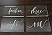 Cedar and Ink Acrylic Wedding Table Numbers 1-20, Acrylic Wedding Signs with Calligraphy Lettering, Glass Like Rustic Reception Event, Frames or Stands not Included (1-20)