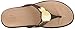 crocs Women's Sanrah Embellished Flip Wedge , Espresso/Gold, 9 M US